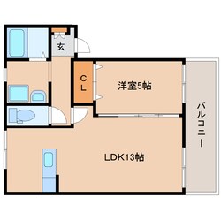 奈良駅 徒歩22分 2階の物件間取画像